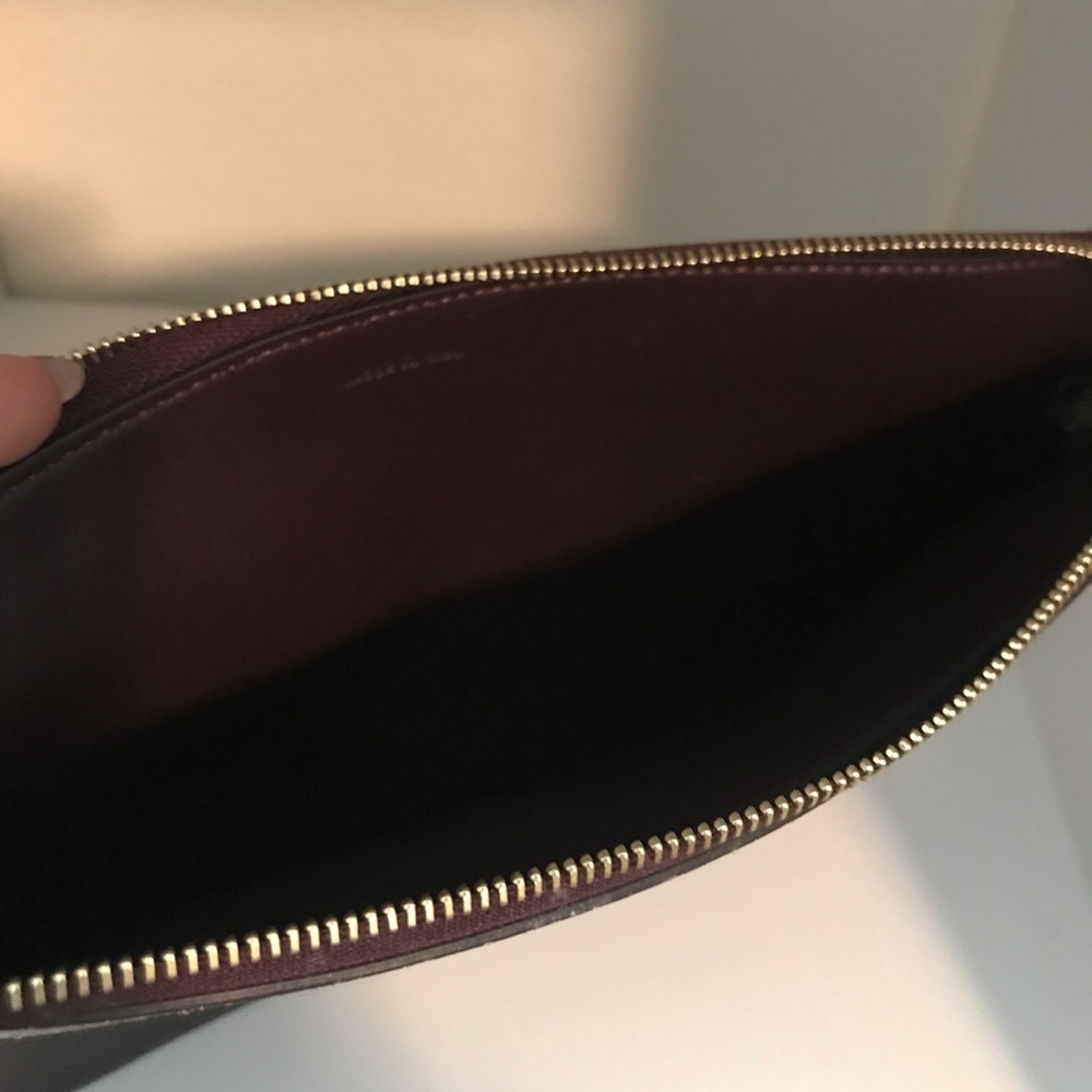 Celine maroon python clutch - Picture 6 of 7